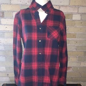 Marine Layer Flannel Shirt Top